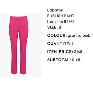 Aritzia Babaton Publish Pant